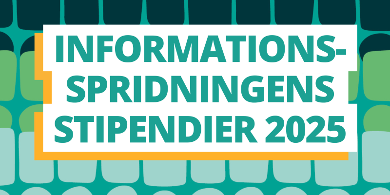 Text: Informationsspridningens stipendier 2025