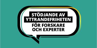 Text: Stödjande av yttrandefriheten för forskare och experter.