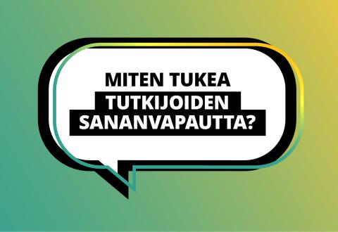 Kuvituskuva: Miten tukea tutkijoiden sananvapautta?