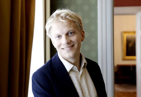 Kuvassa tiedonjulkistamisen valtionpalkinnon saaja Jaakko Keso. 